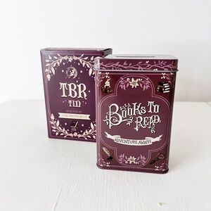 The Creeping Moon‎ TBR Tin Plum Purple Books To Read Adventure Awaits Box